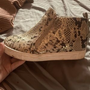 Women’s snake skin booties